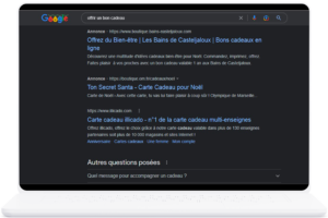 exemple de Google search
