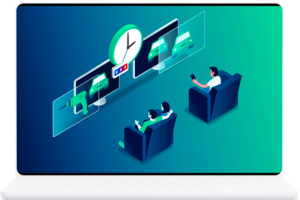 Illustration TV segmentée